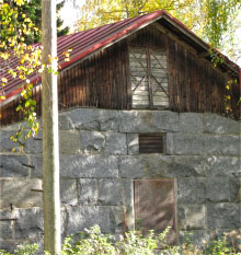 An old stone barn.