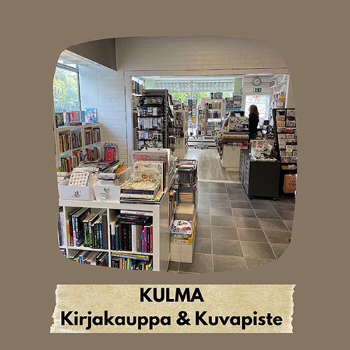 The interior of KULMA book store and photography.